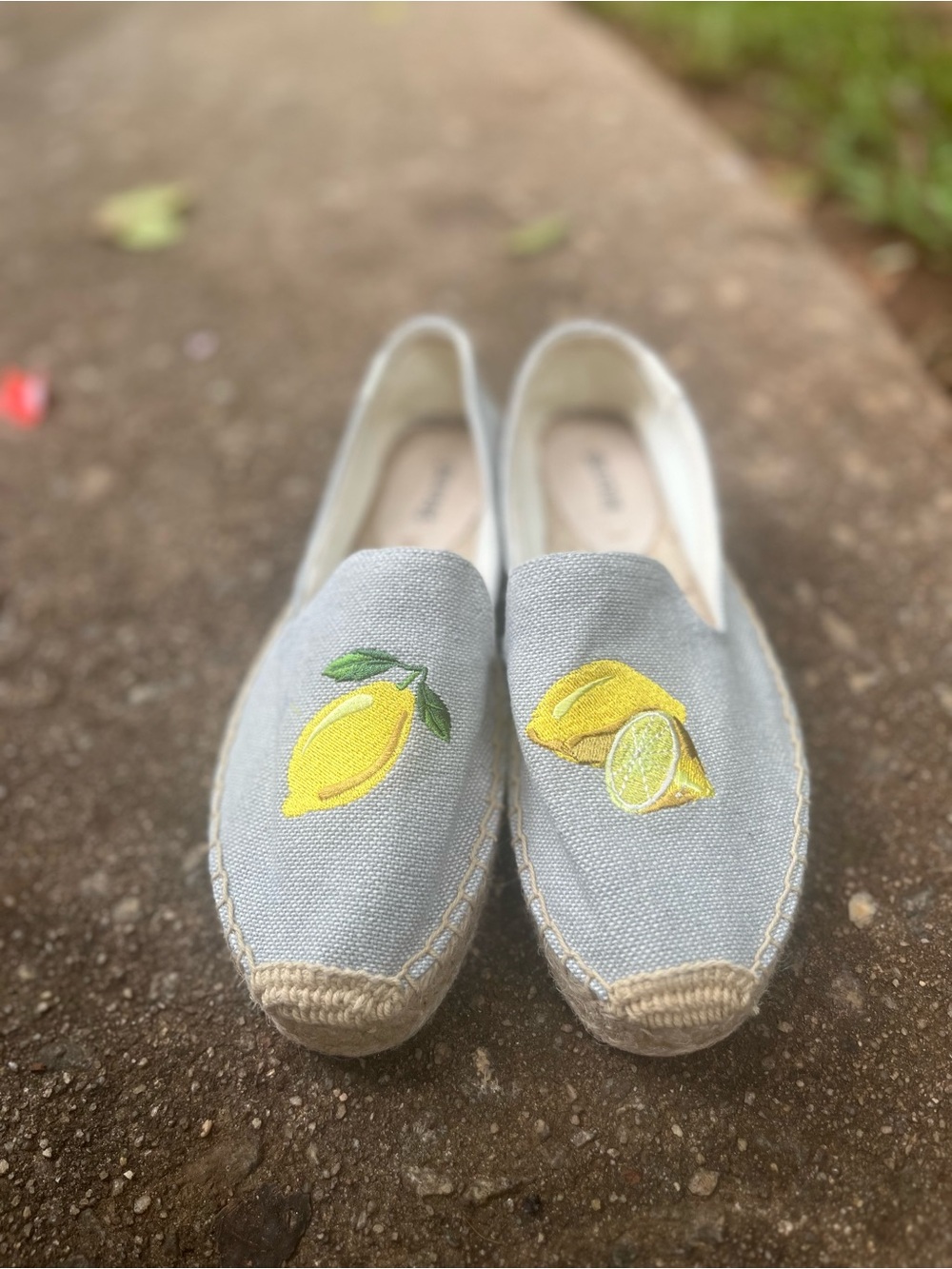 Soludos Natural Jute-Trim Espadrille Slip-Ons New in box Size 7.5